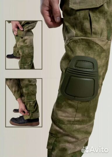 Тактический костюм с наколенниками 