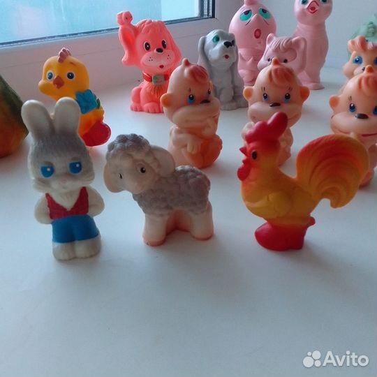 Резиновые игрушки СССР