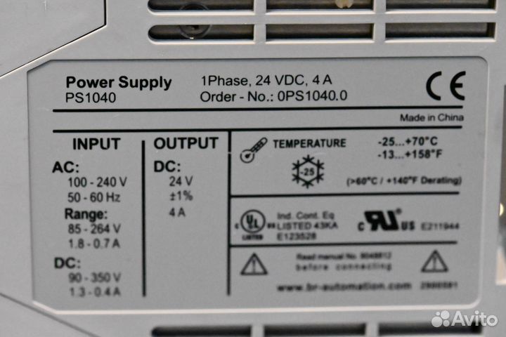 BR Automation 0PS1040.0 новый, 1 шт