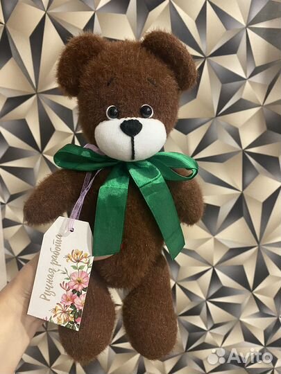 Плюшевый медведь ручной работы