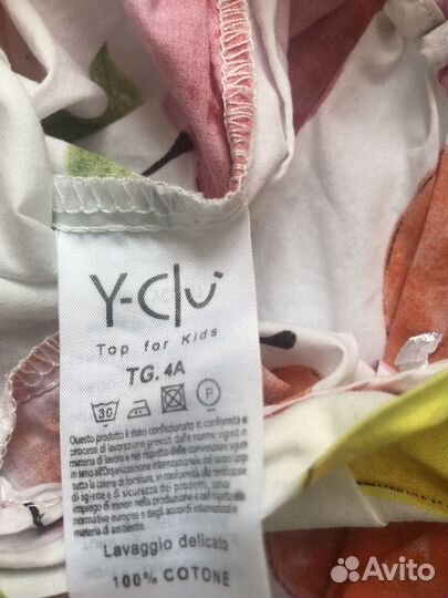 Костюм летний для девочки 104 см Италия