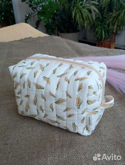 Косметичка из муслина
