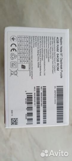 Xiaomi redmi note 9t