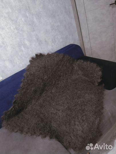 Платок шаль плед из пуха/шерсти козы