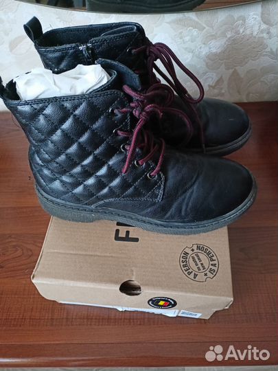 Ботинки демисезонные для девочки 35 размер
