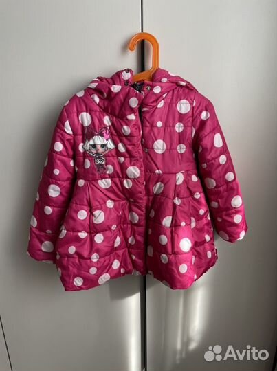 Куртка пальто демисезонное детское 92-98 б/у