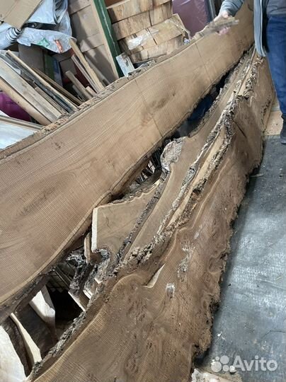 Слэб спил кап необрезная доска