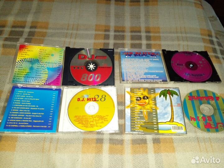 DJ Hits. Зарубеж.techno-dance 90-х г.12 аудио cd