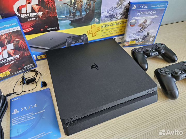 Sony PS4 Slim 1tb 2208B/2020г В отличном состоянии