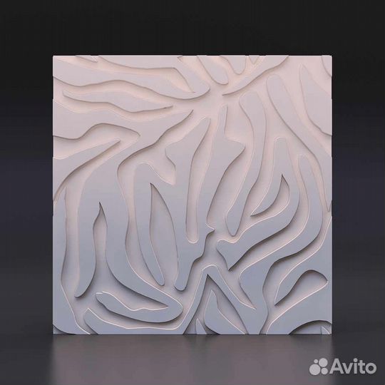 Гипсовая 3D панель 