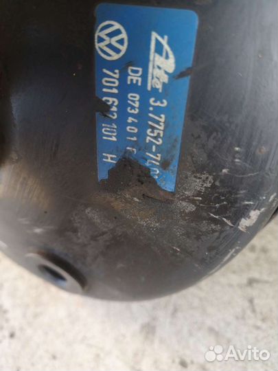 Вакуумный усилитель тормозов транспортер т4