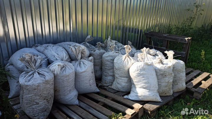 Торф в мешках