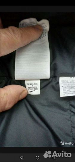 Nike пуховик мужской оригинал