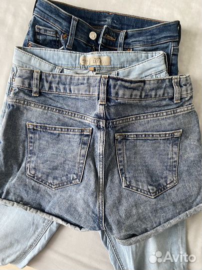Пакет вещей джинсы topshop slim