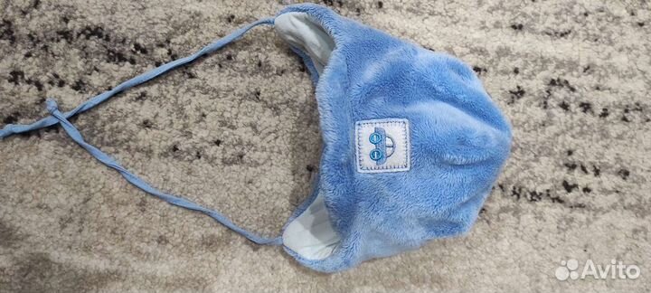 Шапки зимние на малыша 0-6 мес