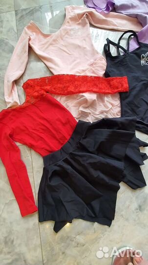 Набор Купальник гимнастический с юбкой от 3 до 5