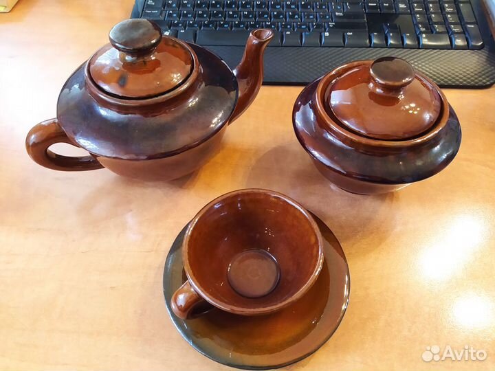 Чайный и кофейный сервизы керамика