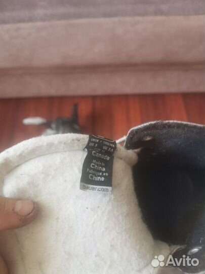 Хоккейные коньки bauer 37.5 размер