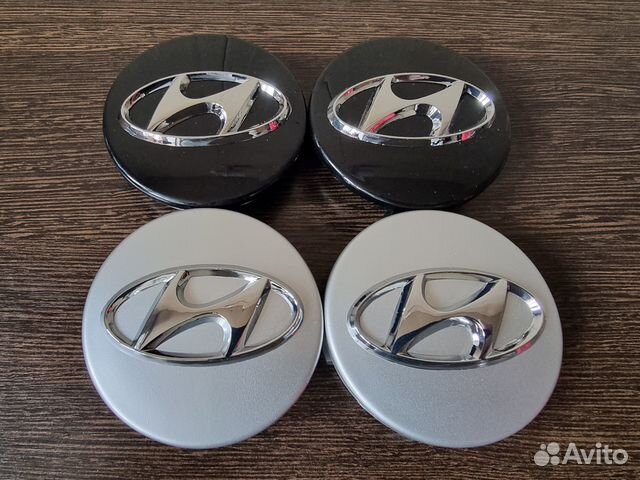 Колпачки на литые диски Hyundai 60мм
