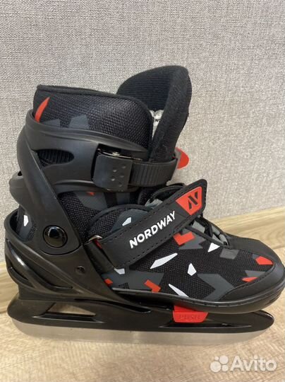 Коньки детские раздвижные Nordway, р-р 31-36