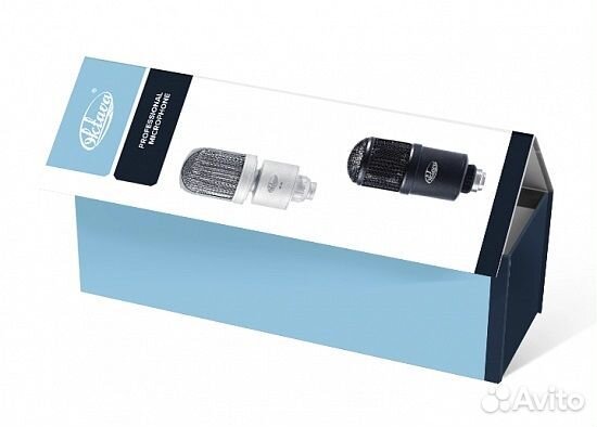 Микрофон Октава мк-117 черный, картонная коробка