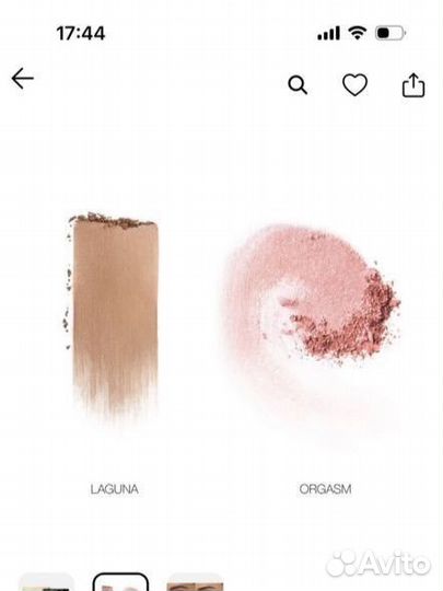 Nars палетка для скул iconic glow cheek DUO