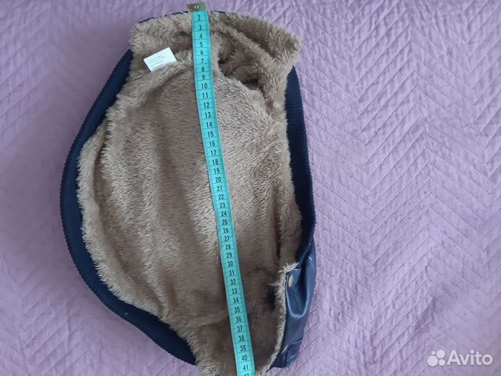 Комбинезон куртка для собаки кожаный