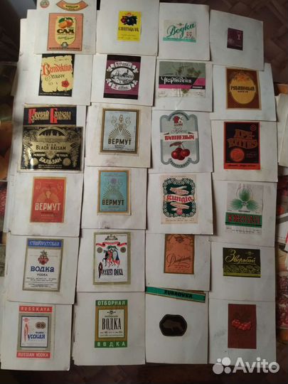 Коллекция винных этикеток