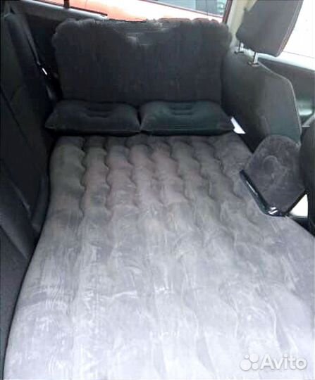 Надувной матрас в машину premium со спинкой +насос