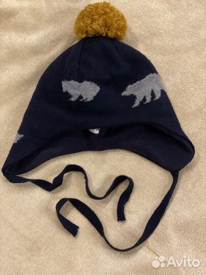 Шапочки шерстяные для девочки и мальчика