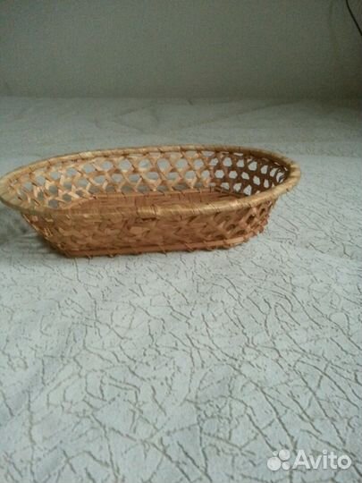 Корзинка плетеная для хлеба или мелочей новая