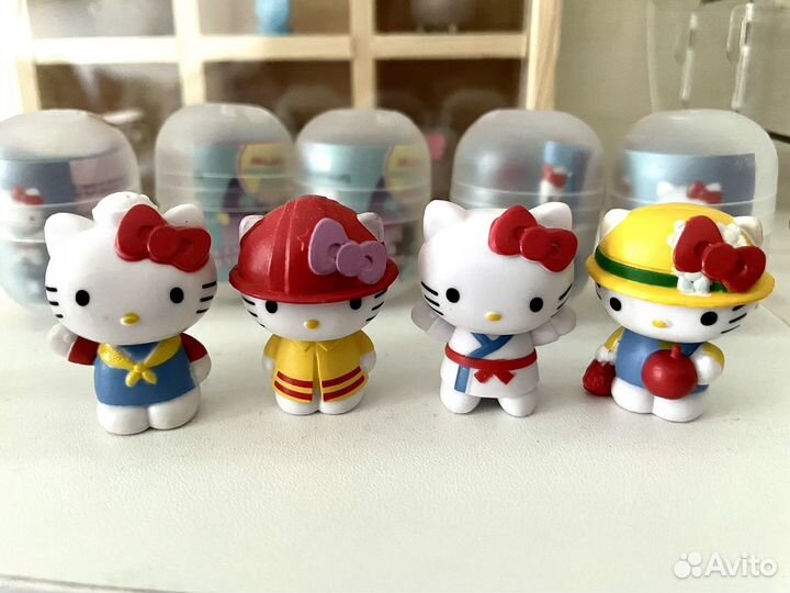 Hello kitty фигурки из шоколадных яиц