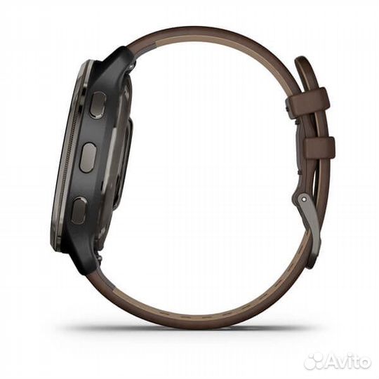 Garmin Venu 2 Plus Серый с Кожаным Ремешком