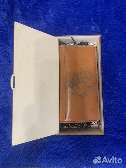 Портмоне-лонгер кожаный ручной работы