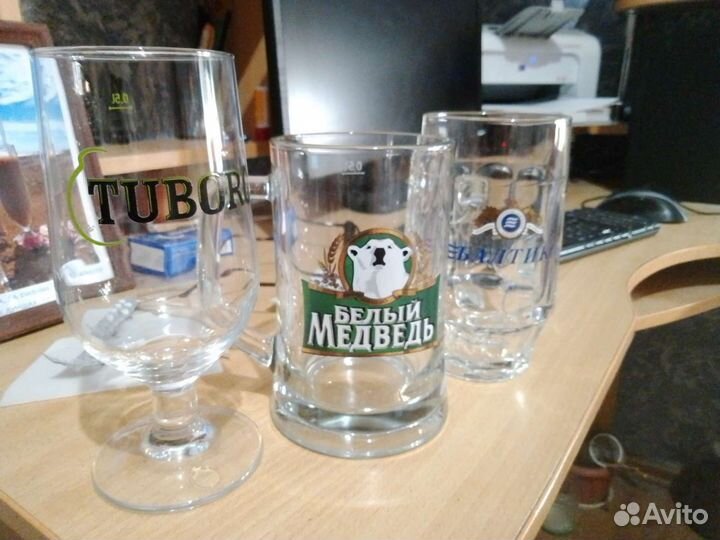 Кружки пивные, Балтика, Белый медведь,Туборг,Танки