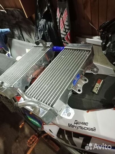 Радиаторы на Yamaha YZ 250
