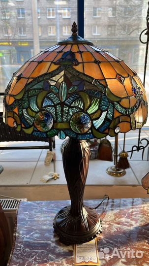 Лампа Тиффани, старинная, Италия