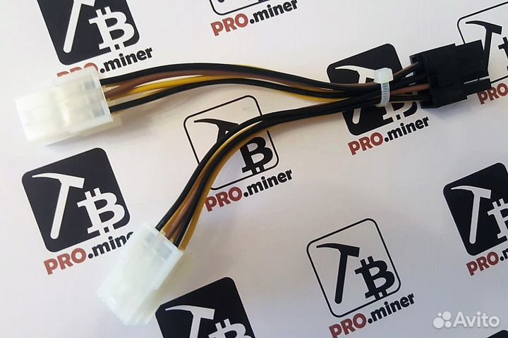 Переходник питания для видеокарт 2x6pin) 8pin