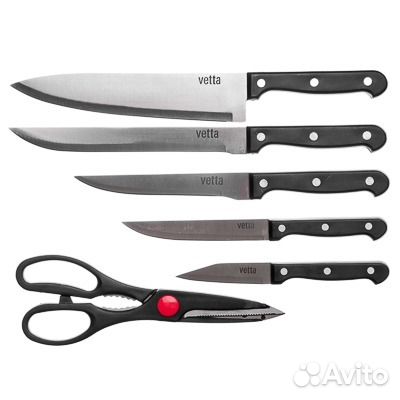 Набор ножей 6пр vetta (803-104)