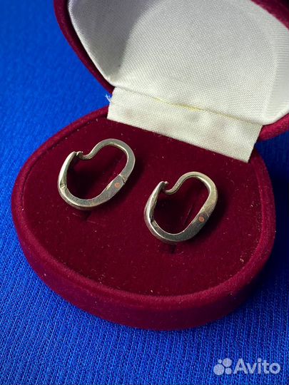 Винтаж серьги мельхиор СССР