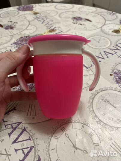 Поильник непроливайка miracle с ручками