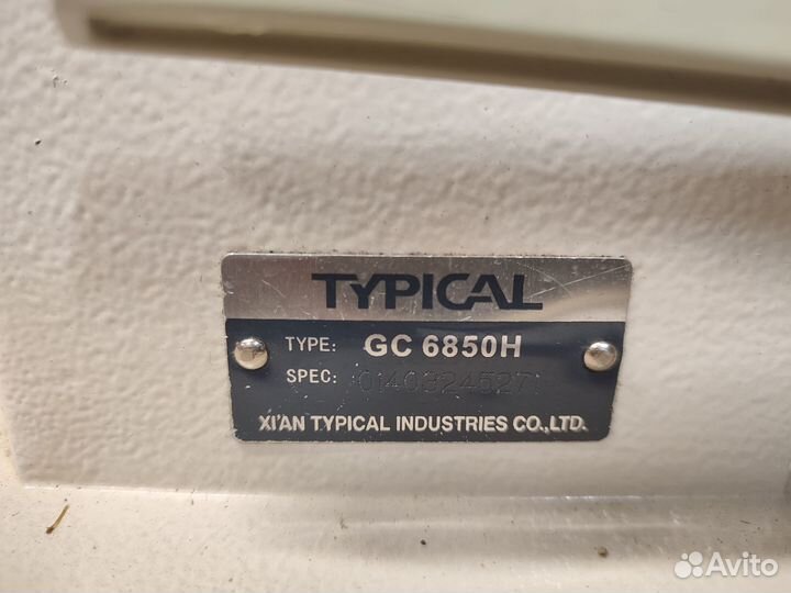 Промышленная швейная машина Typical GC6850H