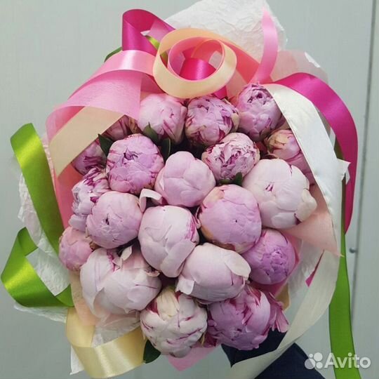 Пионы букет