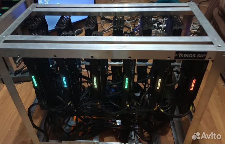Каркас для майнинг фермы на 6 видеокарт