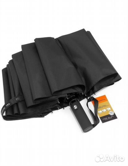 Новый зонт Три слона, автомат, М8120, 12 спиц