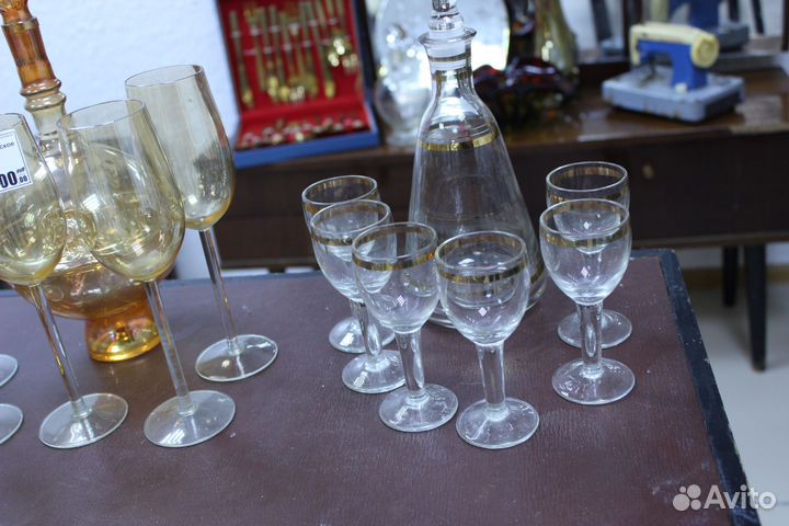 Графин с рюмками СССР