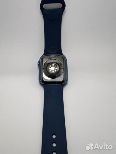Часы apple watch 7 45 mm blue обмен