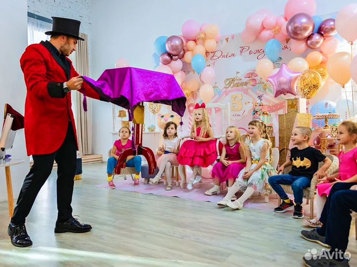 Детский фокусник и зверюшки Аниматор