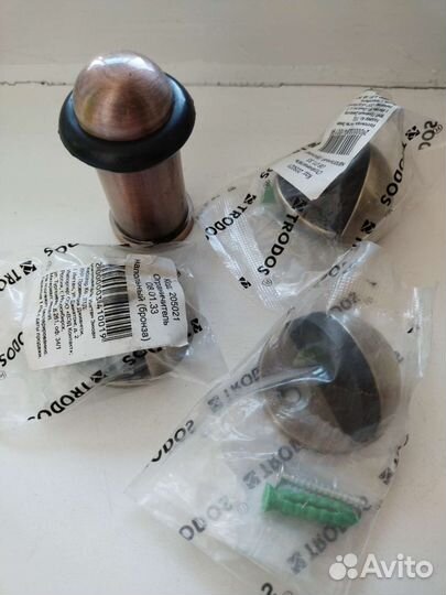 Ограничитель двери бронза