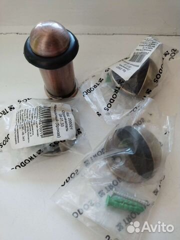 Ограничитель двери бронза